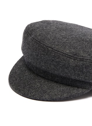 Detail View - Click To Enlarge - ISABEL MARANT - 'Evie' virgin wool blend felt newsboy cap