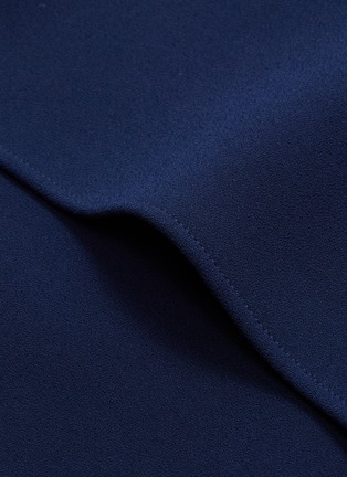 Detail View - Click To Enlarge - OSCAR DE LA RENTA - Asymmetric drape panel dress