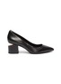 Main View - Click To Enlarge - ALEXANDER WANG - 'Simona' cutout heel leather pumps