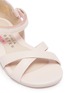 Detail View - Click To Enlarge - SOPHIA WEBSTER - 'Chiara Infant' embroidered butterfly appliqué toddler sandals