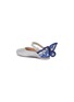 Detail View - Click To Enlarge - SOPHIA WEBSTER - 'Chiara Infant' butterfly appliqué glitter toddler Mary Jane flats