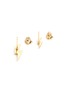 Detail View - Click To Enlarge - ISABEL MARANT - 'Flash' glass crystal stud earrings