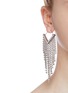Figure View - Click To Enlarge - ISABEL MARANT - 'Freak Out' glass crystal fringe drop earrings