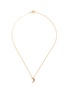 Main View - Click To Enlarge - ISABEL MARANT - 'Médaille Moon' glass crystal pendant necklace