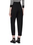Back View - Click To Enlarge - ALEXANDER MCQUEEN - Pleated tapered suiting pants