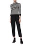 Figure View - Click To Enlarge - ALEXANDER MCQUEEN - Pleated tapered suiting pants