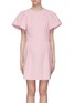 Main View - Click To Enlarge - ALEXANDER MCQUEEN - Puff sleeve crepe mini dress