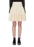 Main View - Click To Enlarge - ALEXANDER MCQUEEN - Cutout scalloped knit skirt