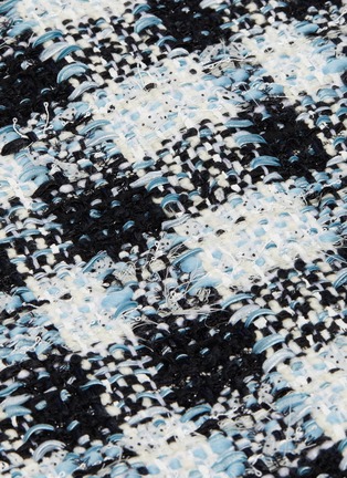 Detail View - Click To Enlarge - ALEXANDER MCQUEEN - Check plaid tweed skirt