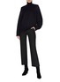 Figure View - Click To Enlarge - ZAID AFFAS - Mohair sweater