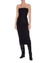 Figure View - Click To Enlarge - ZAID AFFAS - Mohair strapless hourglass bodycon dress