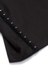 Detail View - Click To Enlarge - NEIL BARRETT - Belted hook outseam layered gabardine midi skirt