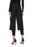 Back View - Click To Enlarge - NEIL BARRETT - Layered culottes panel slim fit pants