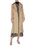 Figure View - Click To Enlarge - ROKH - Belted split hem trench coat