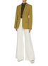 Figure View - Click To Enlarge - ROKSANDA - 'Akira' colourblock inseam blazer