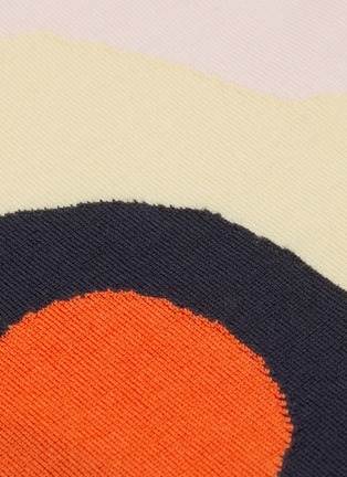  - ROKSANDA - 'Makari' tie open back abstract colourblock Merino wool sweater