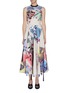 Main View - Click To Enlarge - ROKSANDA - 'Larura' fringe pleated floral print sleeveless dress