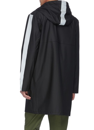  - STUTTERHEIM - 'Falun LW' stripe sleeve hooded unisex raincoat