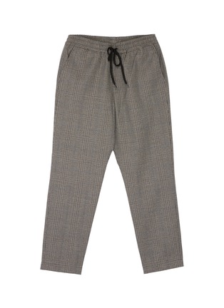 Main View - Click To Enlarge - BARENA - Houndstooth check plaid jogging pants