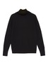Main View - Click To Enlarge - BARENA - Colourblock back virgin wool rib knit turtleneck sweater