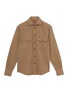 Main View - Click To Enlarge - BARENA - Flap pocket herringbone shirt