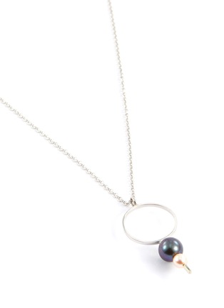 Detail View - Click To Enlarge - ROWELL CONCEPCION JEWELRY - 'Olea' freshwater pearl ring pendant necklace