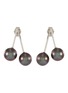 Main View - Click To Enlarge - ROWELL CONCEPCION JEWELRY - 'Avium' freshwater pearl 14k white gold bar drop earrings