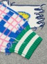  - MIRA MIKATI - Bird intarsia colourblock inside-out sweater