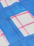 Detail View - Click To Enlarge - MIRA MIKATI - Check plaid panel asymmetric paperbag skirt