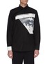 Main View - Click To Enlarge - NEIL BARRETT - Contrast cuff graphic print shirt
