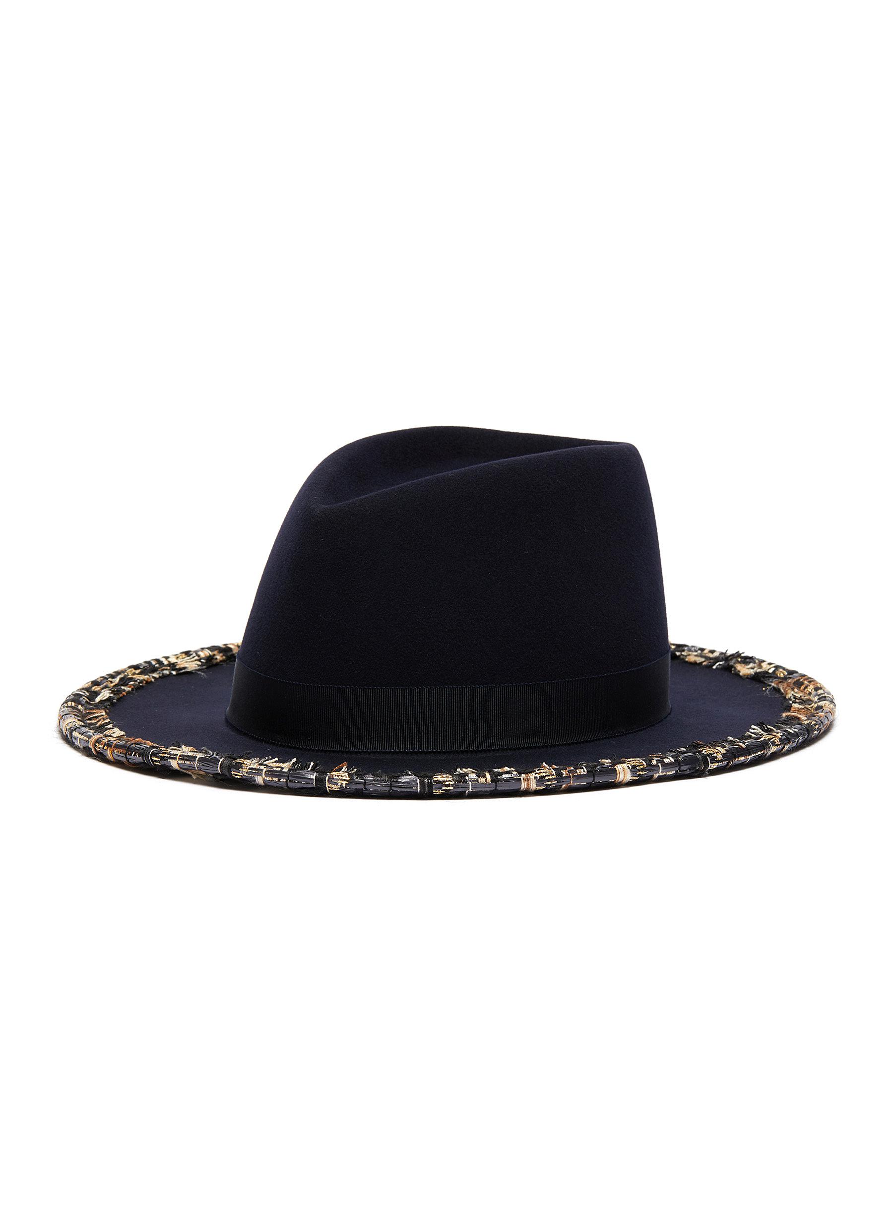 long fedora hat