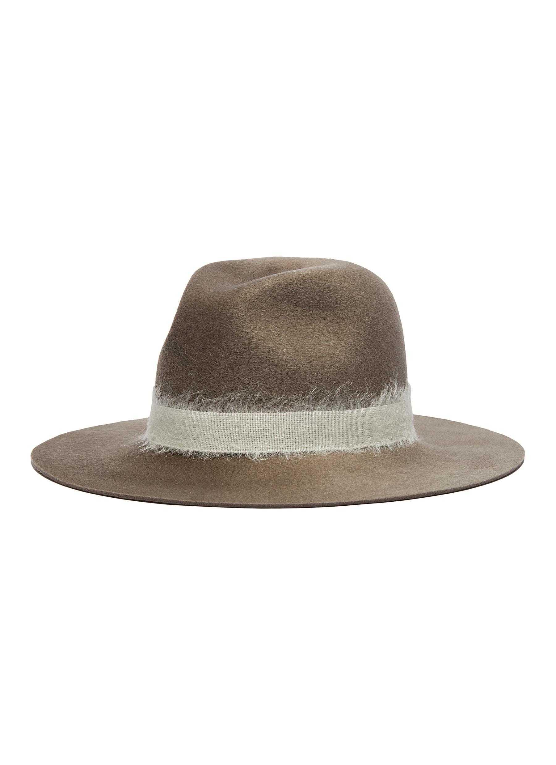 wool felt fedora hat