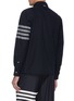 Back View - Click To Enlarge - THOM BROWNE  - Stripe sleeve chest pocket zip shirt