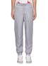 Main View - Click To Enlarge - THOM BROWNE  - Tricolour stripe outseam ripstop track pants