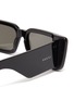 Detail View - Click To Enlarge - GUCCI - Acetate rectangular frame sunglasses