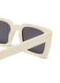 Detail View - Click To Enlarge - GUCCI - Acetate rectangular frame sunglasses