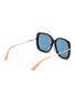 Figure View - Click To Enlarge - GUCCI - Metal temple tortoiseshell acetate butterfly sunglasses