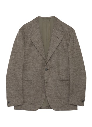 Main View - Click To Enlarge - CAMOSHITA - Wool blend soft blazer