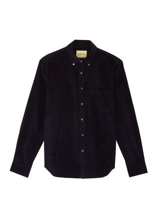 Main View - Click To Enlarge - DE BONNE FACTURE - Chest pocket corduroy shirt