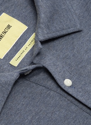  - DE BONNE FACTURE - Organic long sleeve polo shirt