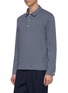 Front View - Click To Enlarge - DE BONNE FACTURE - Organic long sleeve polo shirt