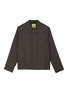 Main View - Click To Enlarge - DE BONNE FACTURE - Glen check raglan sleeve wool golf jacket