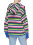 Back View - Click To Enlarge - MIRA MIKATI - Pom pom crochet embroidered hoodie