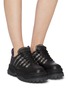 Figure View - Click To Enlarge - EYTYS - 'Angel Stash' zip leather chunky sneakers