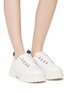 Figure View - Click To Enlarge - EYTYS - 'Angel' chunky outsole canvas sneakers