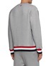 Back View - Click To Enlarge - THOM BROWNE  - Tricolour stripe hem oversized sweatshirt