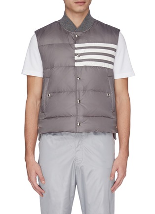 Main View - Click To Enlarge - THOM BROWNE  - Stripe down puffer vest
