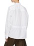 Back View - Click To Enlarge - SACAI - Drawcord waist zip back yoke boxy bib shirt