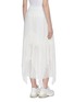 Back View - Click To Enlarge - SACAI - Lace panel pleated handkerchief skirt