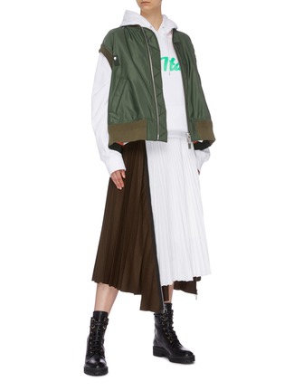 Figure View - Click To Enlarge - SACAI - Flared back bomber vest